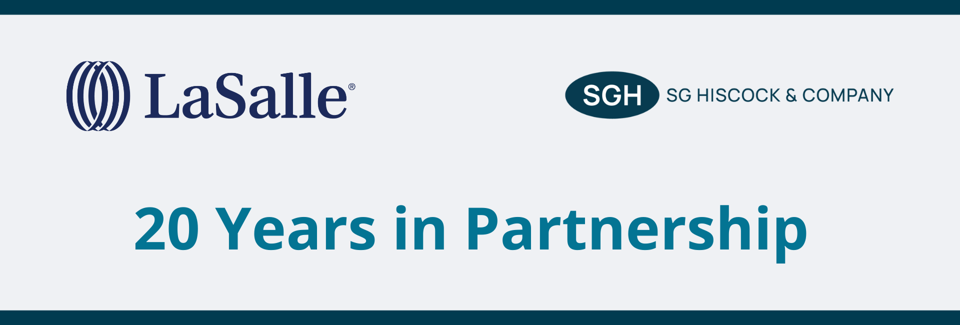SGH and LaSalle celebrate a milestone – 20 years in partnership