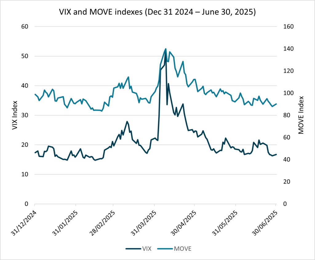 CIO Market Update June 2025 - VIX and MOVE Indexes (Dec 24 - June 25)